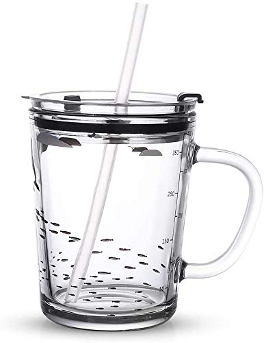 Travel Sipper Mug with Lid and Silicone Straw